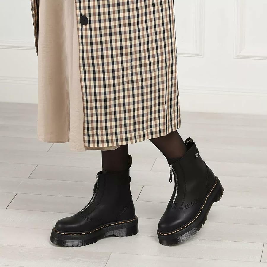 Amazon.com | Dr. Martens Jetta Sendal Leather Boot Black